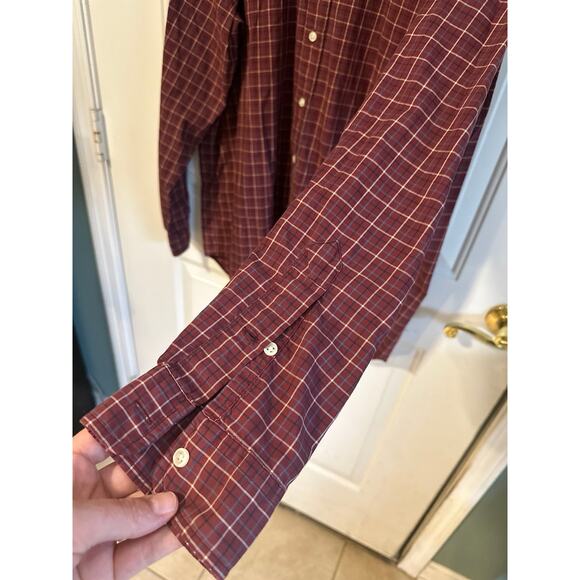 Ralph Lauren CLassic Fit Men’s Long Sleeve Button Down Plaid Large - Picture 4 of 5